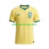Camisola Brasil Homem Equipamento Primeiro Copa do Mundo 2026 Manga Curta